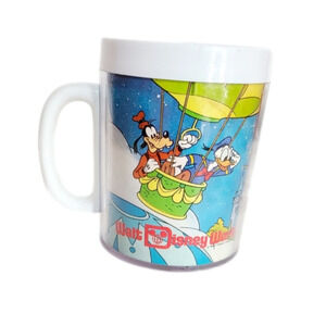 Vintage 70s/80s disneyworld thermoServ insulated mug